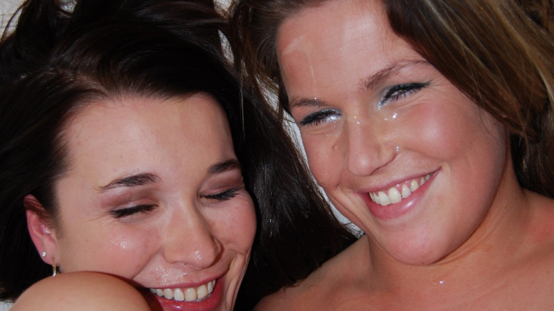 2 Girlfriends, vibrators and 1 real cock