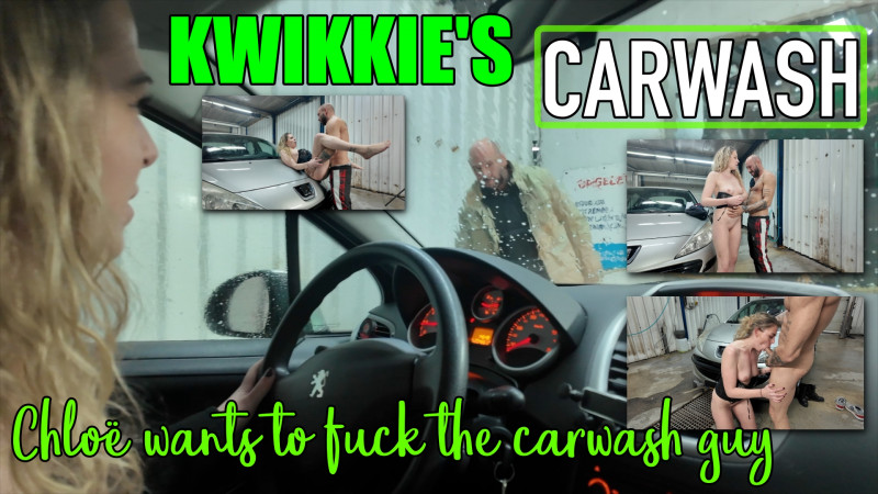 Kwikkies Carwash: Chloe prefers to have a turn herself