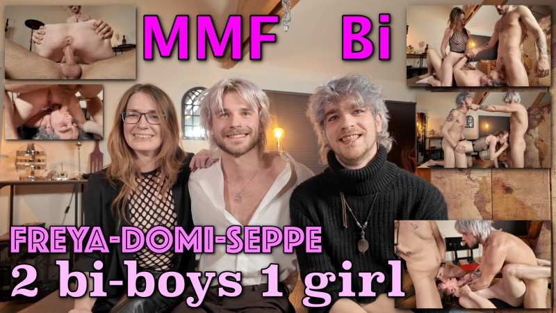 Freya and her BI GUYS Seppe and Domi